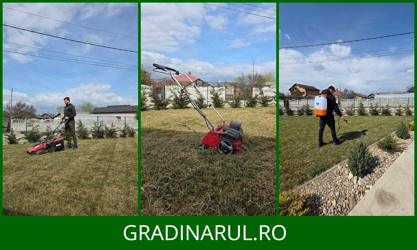 Operatiuni dupa iarna - ingrijirea gazonului primavara