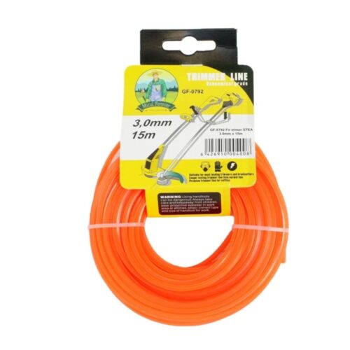 Fir motocoasa(trimmer) Micul Fermier, 2.4mm_15m, patrat